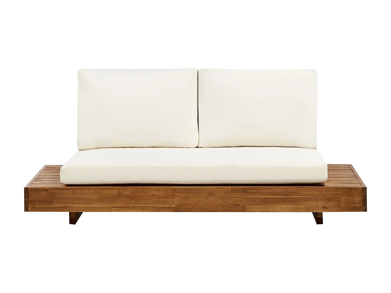 Ensemble de salon de jardin avec table 5 places MARETTIMO Bois d'acacia certifié Marron