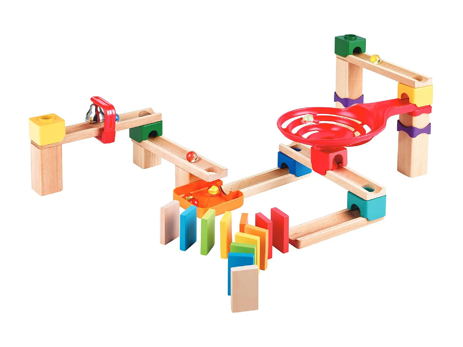 Marble run circuit de billes rallye dominos - À partir de 3 ans