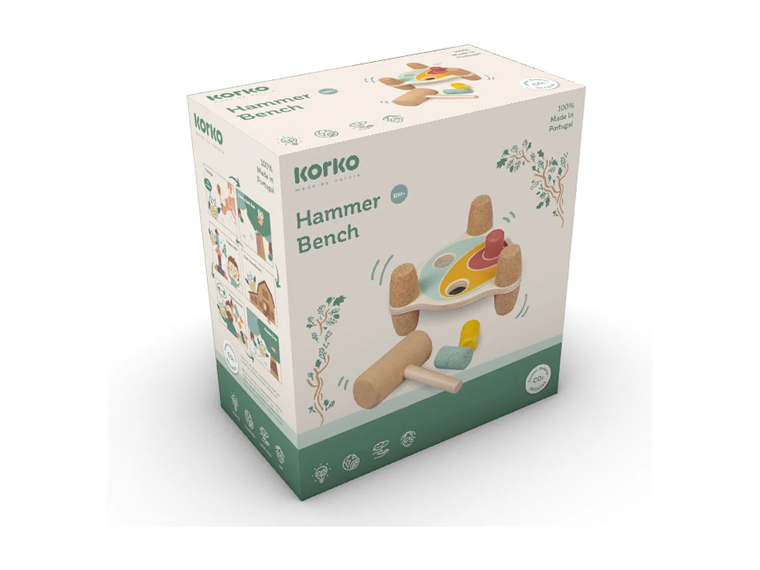 Umkehrbare Korkhämmerbank