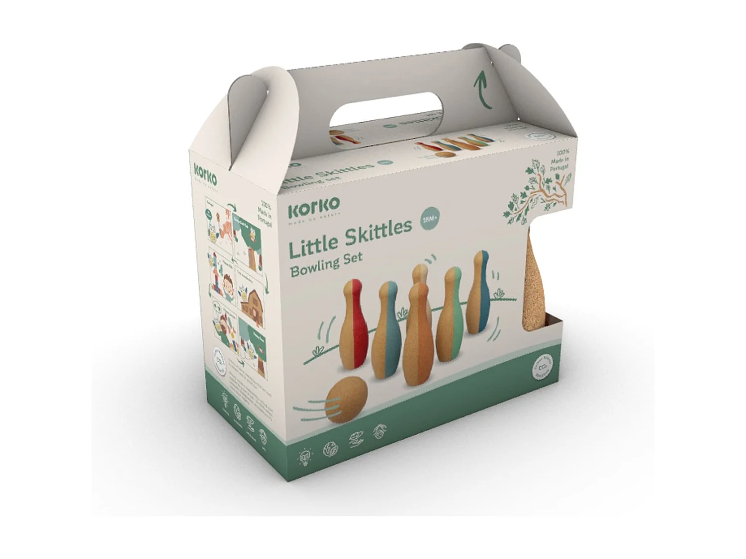 Korko - Set de bowling enfant - 6 quilles et 1 balles