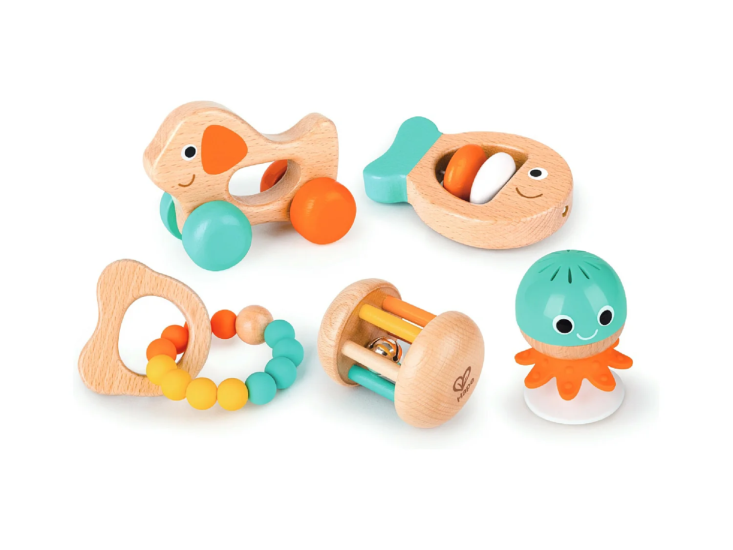 Coffret jouets sensoriel 1er âge en bois