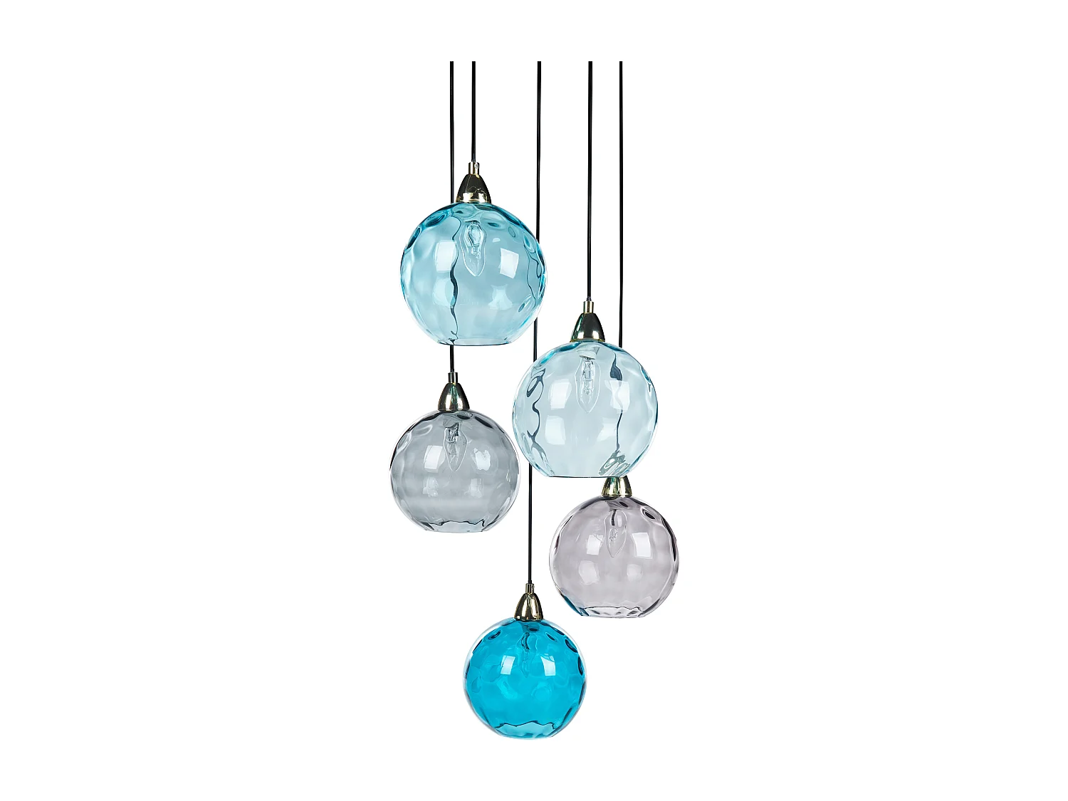 Lampadario PABELLON Vetro Blu