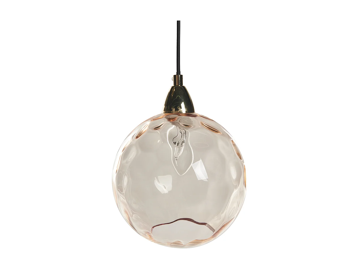 Lampe suspension PABELLON Verre Rouge