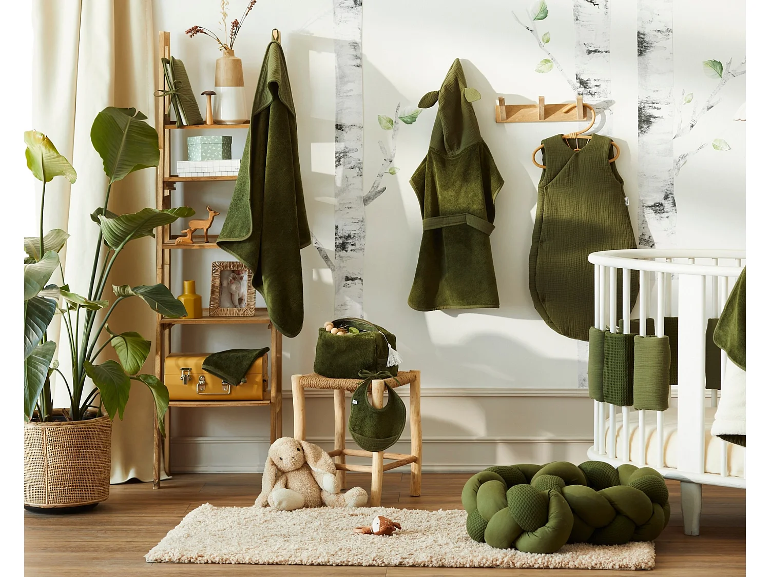 Coprifasciatoio  60 x 80 100% cotone - Felce  - Mix and Match