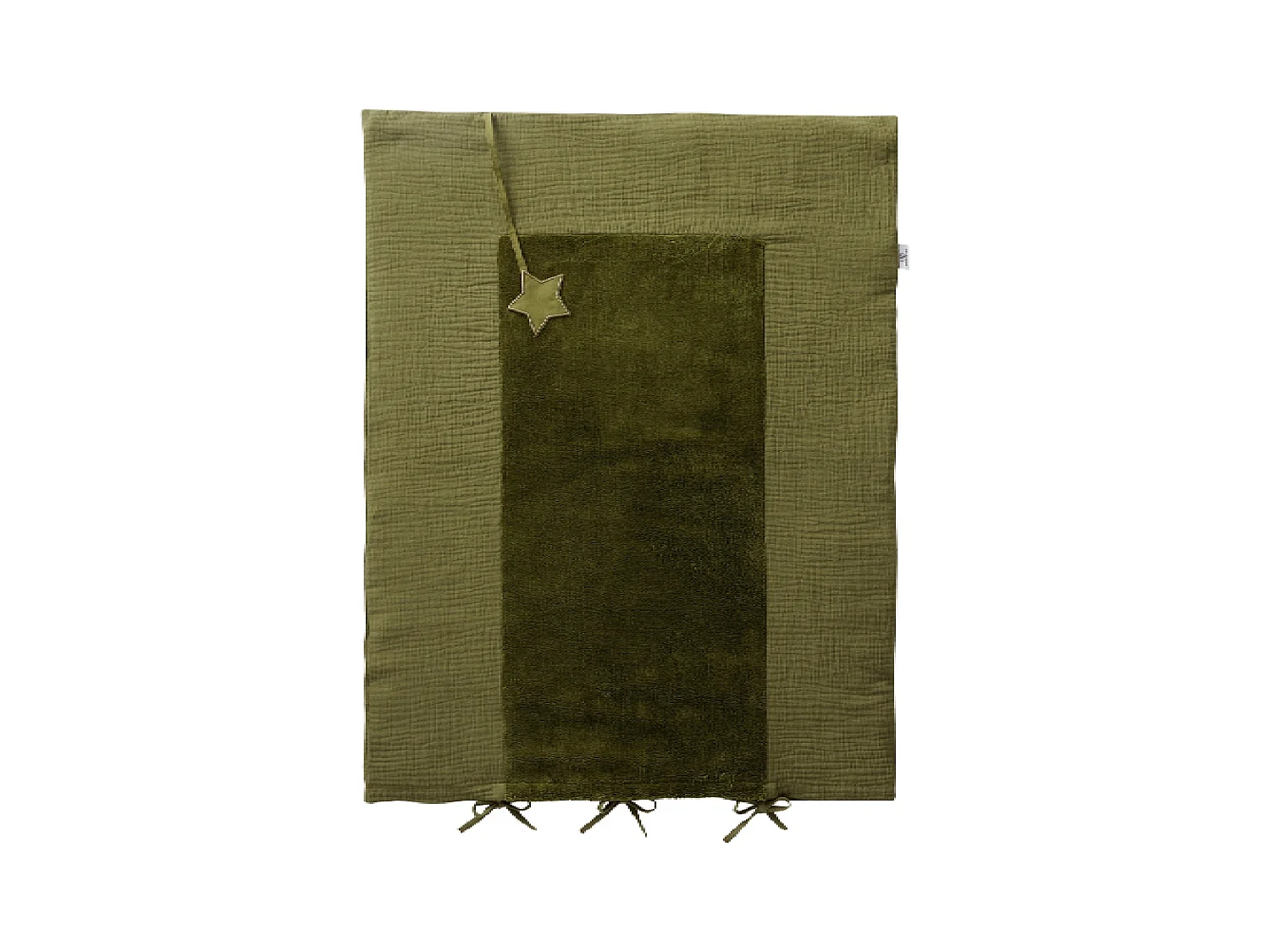 Bezug für Wickelauflage, 100 % Baumwolle Mix and Match - Farn - 60 x 80 cm