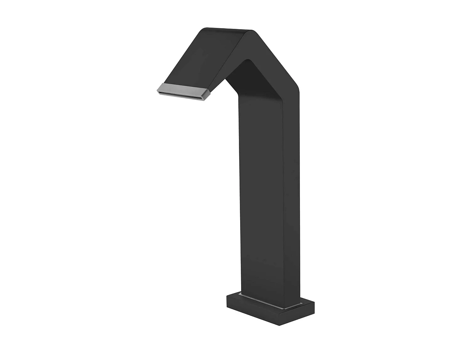 Cascade de piscine Niagara en Acier Inox.S316 Noir Mat - Corps 150x55mm - H.54cm - Garantie 10 ans - POOL IMEX