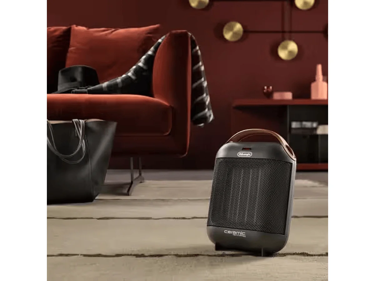 Keramische Ventilatorkachel De'Longhi HFX30C18 1800W - Zwart