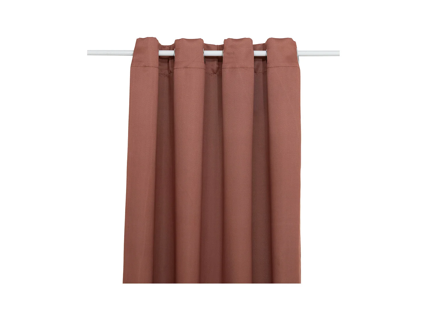 Lot de 2 Rideaux Occultants "Kerry" 135x240cm Terracotta