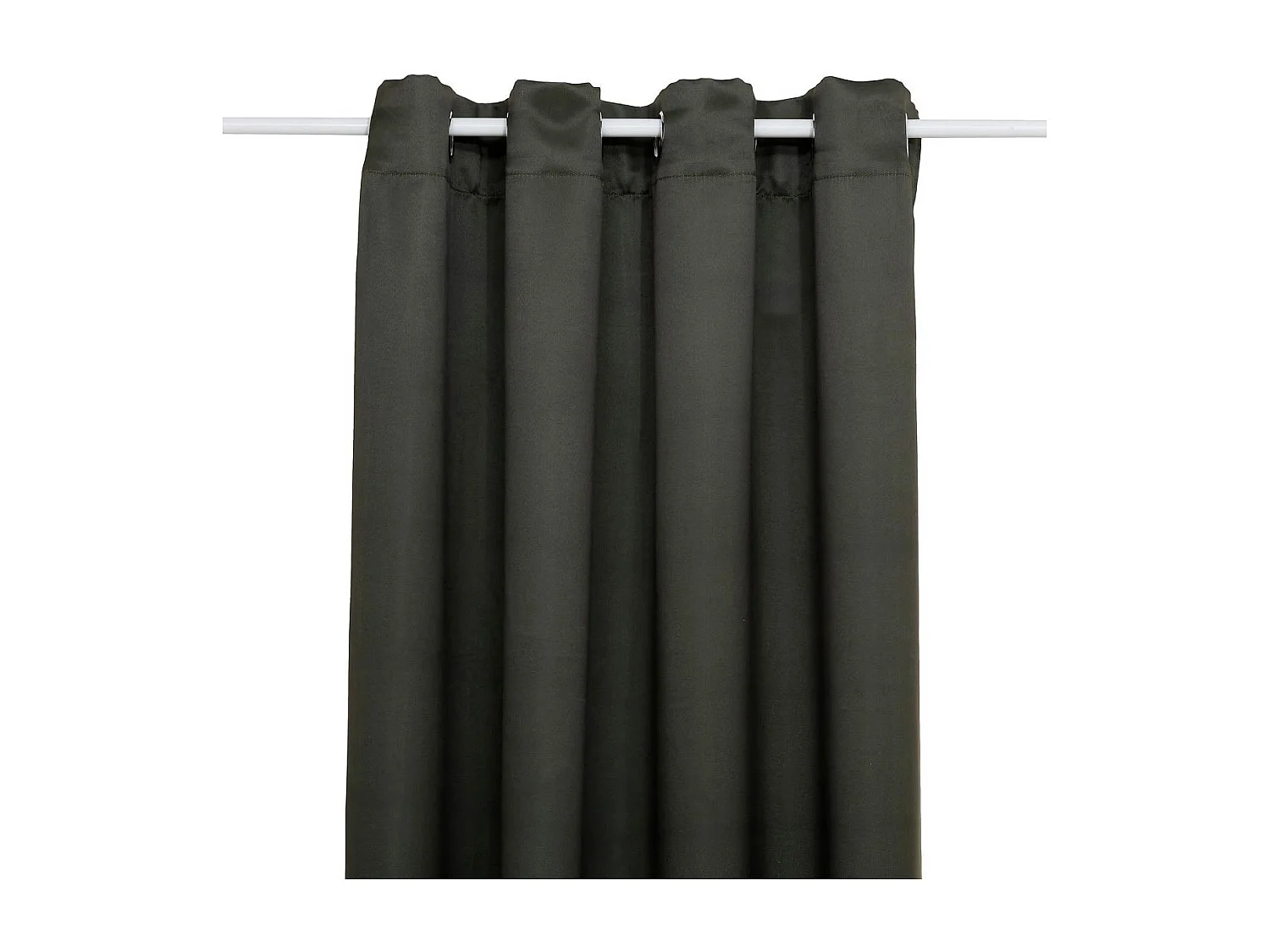 Lot de 2 Rideaux Occultants "Kerry" 135x240cm Vert Kaki