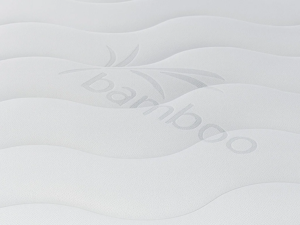 Surmatelas 140 x 190 cm mousse déhoussable coutil bambou ép.5cm - KORAGA de YSMÉE