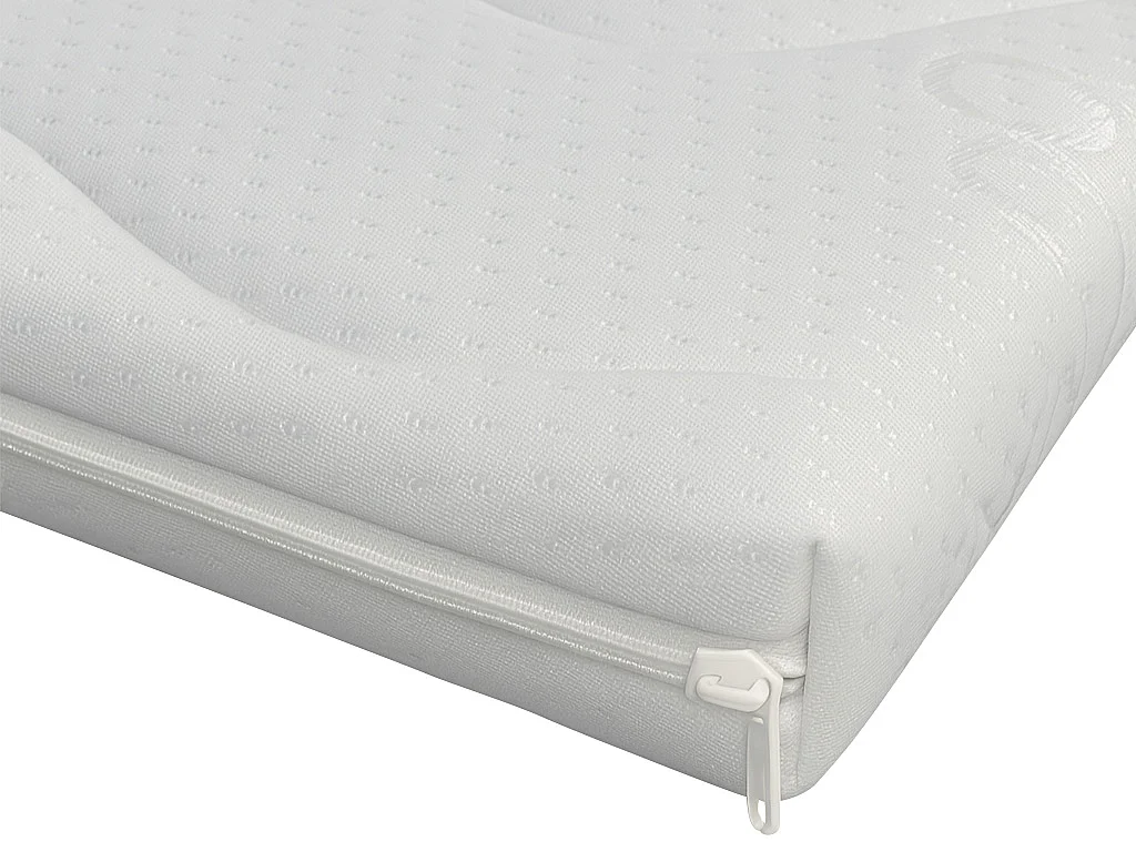 Surmatelas 140 x 190 cm mousse déhoussable coutil bambou ép.5cm - KORAGA de YSMÉE