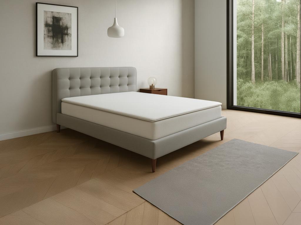 Matratzenauflage 160 x 200 cm - Memoryschaum - Abnehmbarer Bezug - Höhe 5 c günstig online kaufen