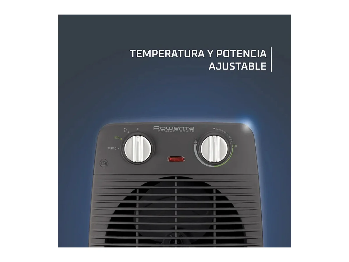 Kompakter Heizlüfter 2000W Schwarz Rowenta SO2210F0