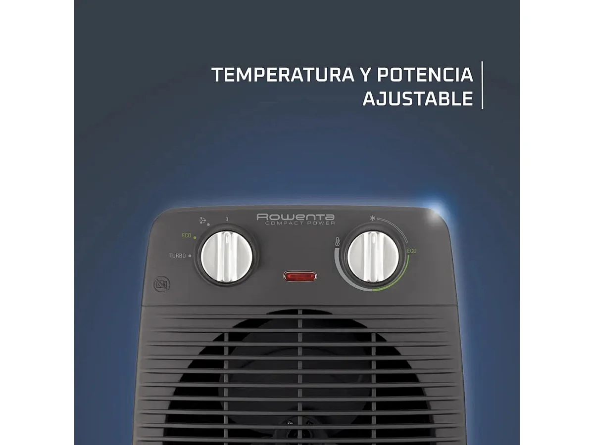 Compacte Ventilatorkachel 2000W Zwart Rowenta SO2210F0