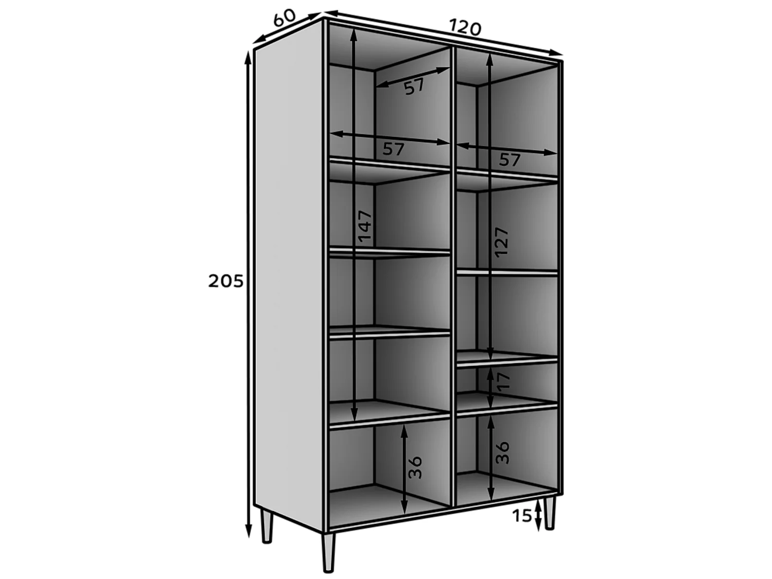 Vitrina Savona/Bianco