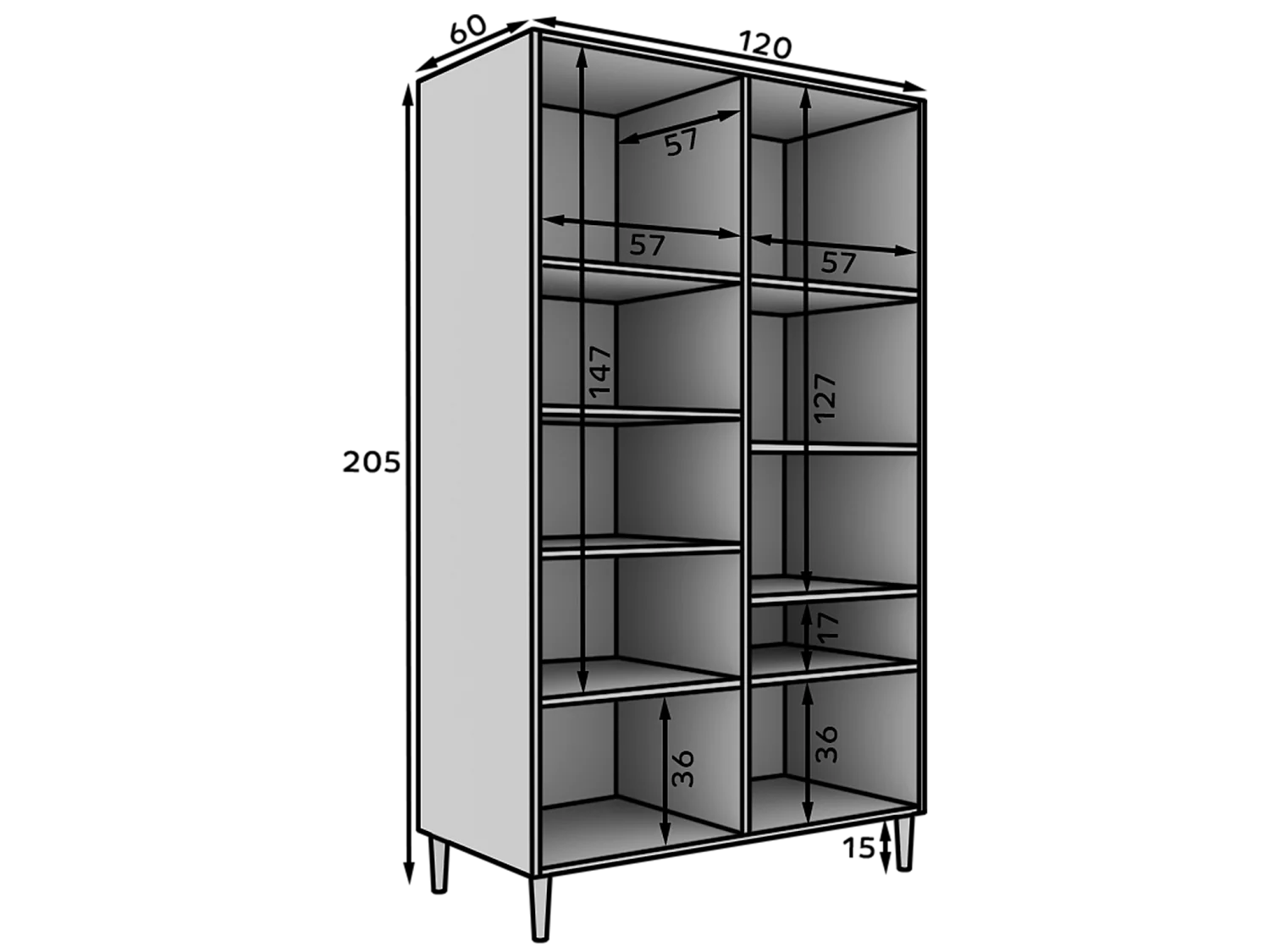 Vitrina Savona/Bianco