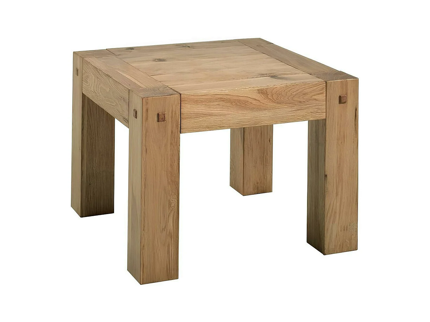 Petite table basse carrée bois FJORD