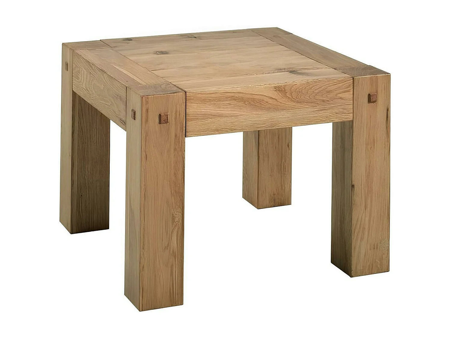 Petite table basse carrée bois FJORD