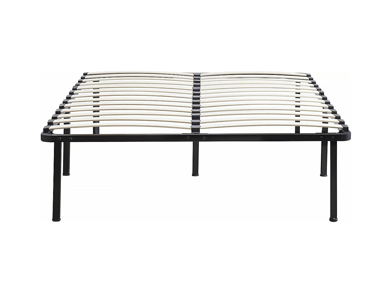 Marco de Cama con Lamas 140x190 cm - Soporte Óptimo - Fácil de Montar - Diseño Elegante