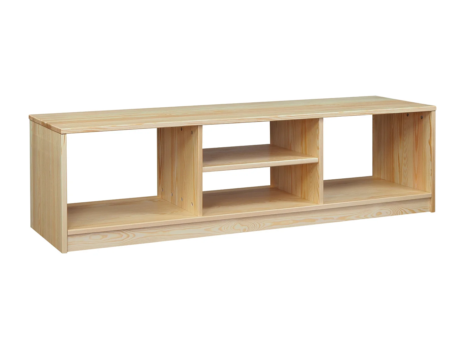 Stolik RTV 160 cm EKO drewniany, kolor sosnowy