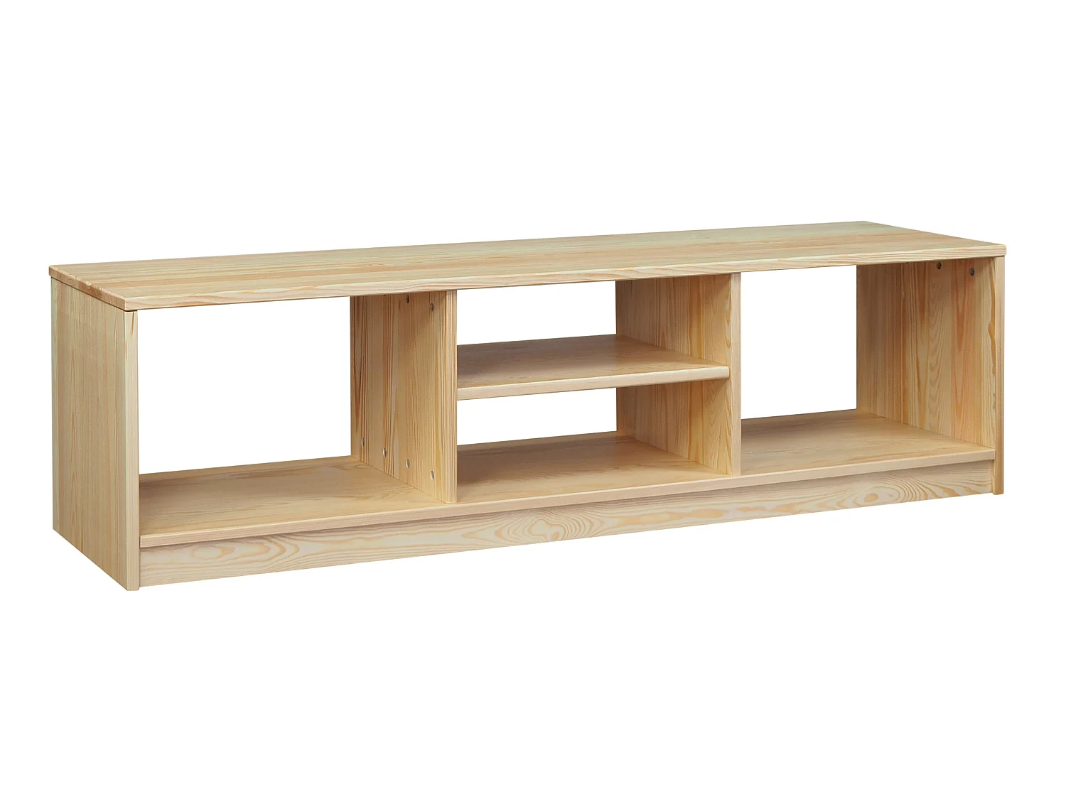 Stolik RTV 160 cm EKO drewniany, kolor sosnowy