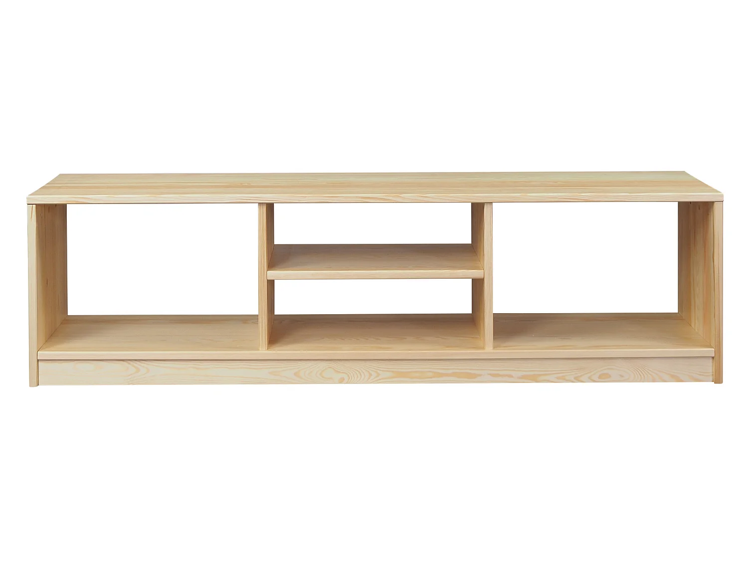 Stolik RTV 160 cm EKO drewniany, kolor sosnowy