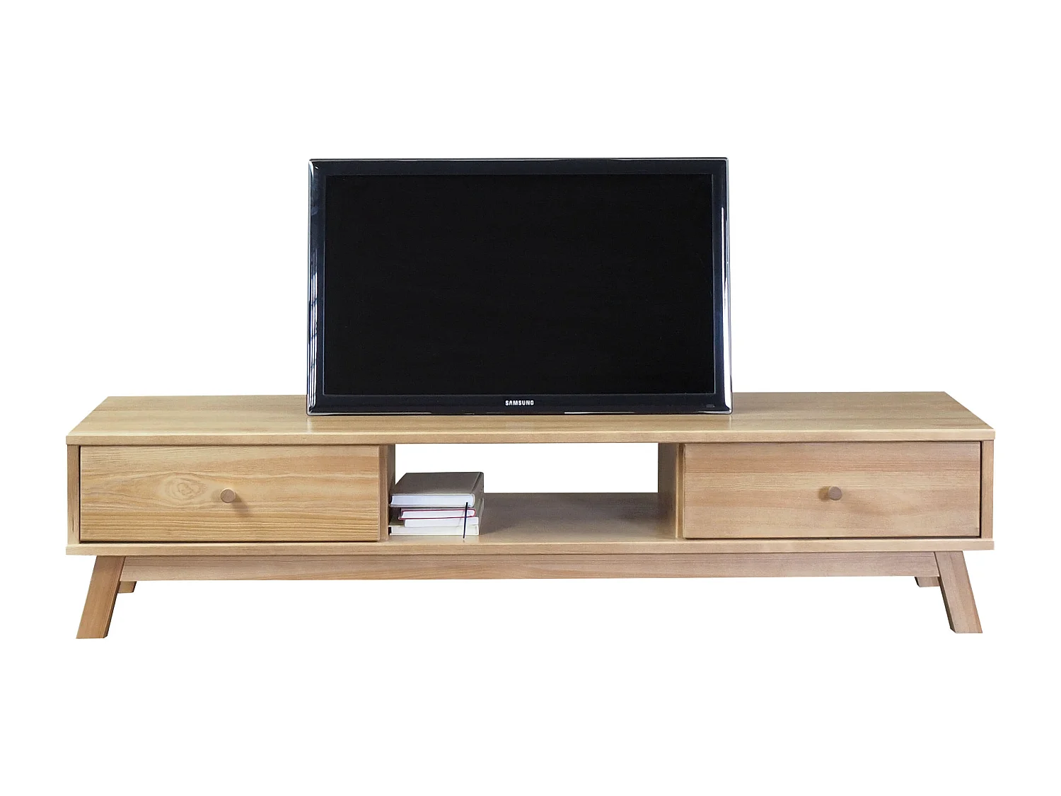 Szafka RTV 160 cm drewniana Oregon wood, kolor dębowy