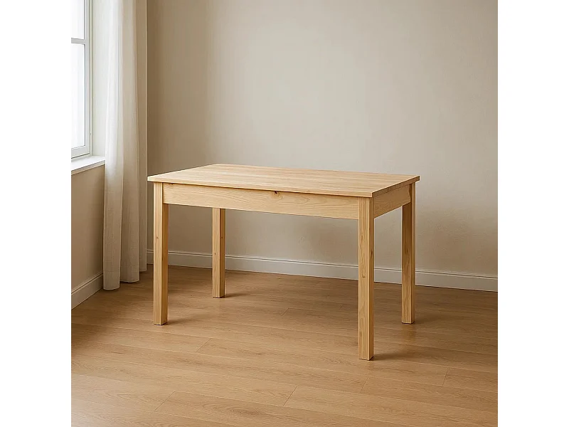 Holztisch 110x60 cm, Kiefer Farbe