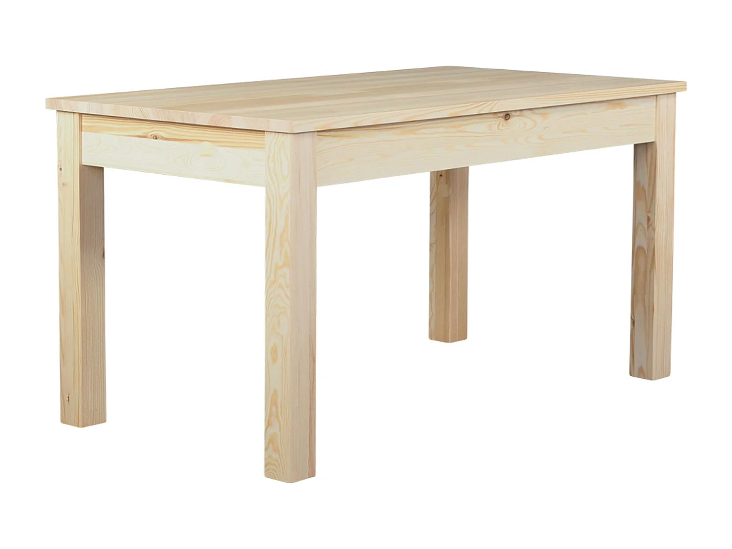 Stół 130x75 cm drewniany, kolor sosnowy