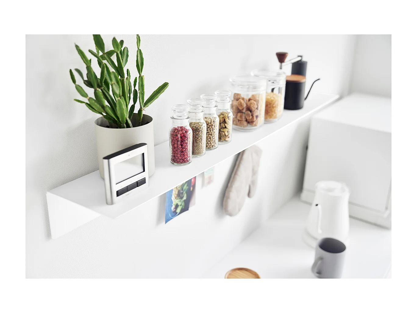 Wandregal mit Magnettafel L90 cm - TOWER