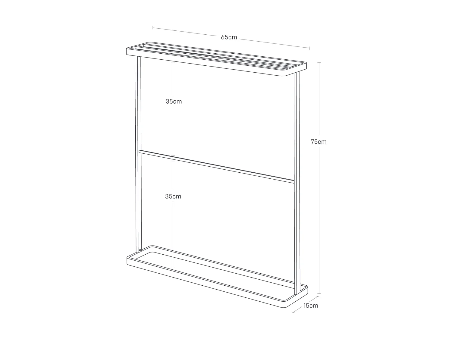 Portasciugamani L65 cm - TOWER