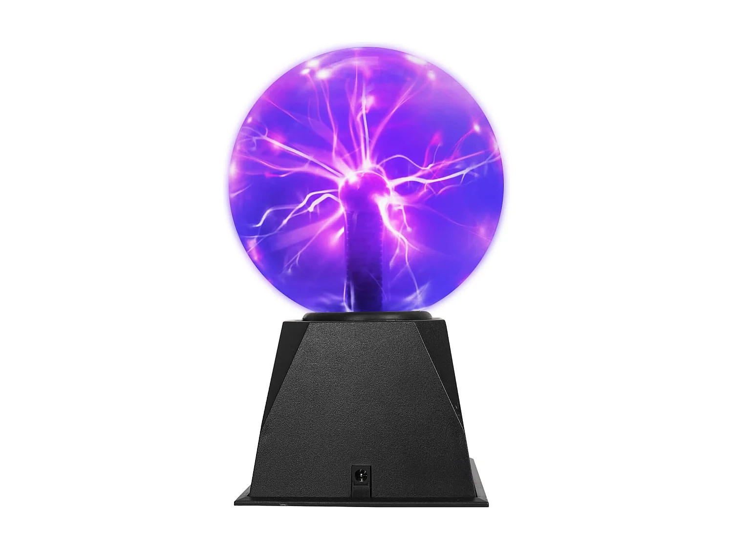 Boule de Plasma Magique Pheashine Effet Électricité Statique Tactile Lampe Plasma Ball pour Enfants Décoration de Noël 6 inch (lumière violette)