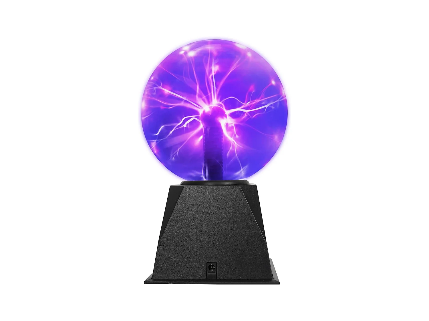 Boule de Plasma Magique Pheashine Effet Électricité Statique Tactile Lampe Plasma Ball pour Enfants Décoration de Noël 6 inch (lumière violette)