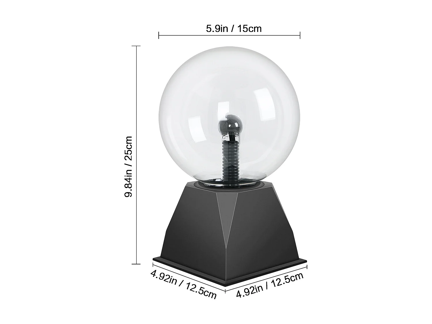 Boule de Plasma Magique, Lampe Sensible au Toucher, Cadeau de Noël pour Enfants