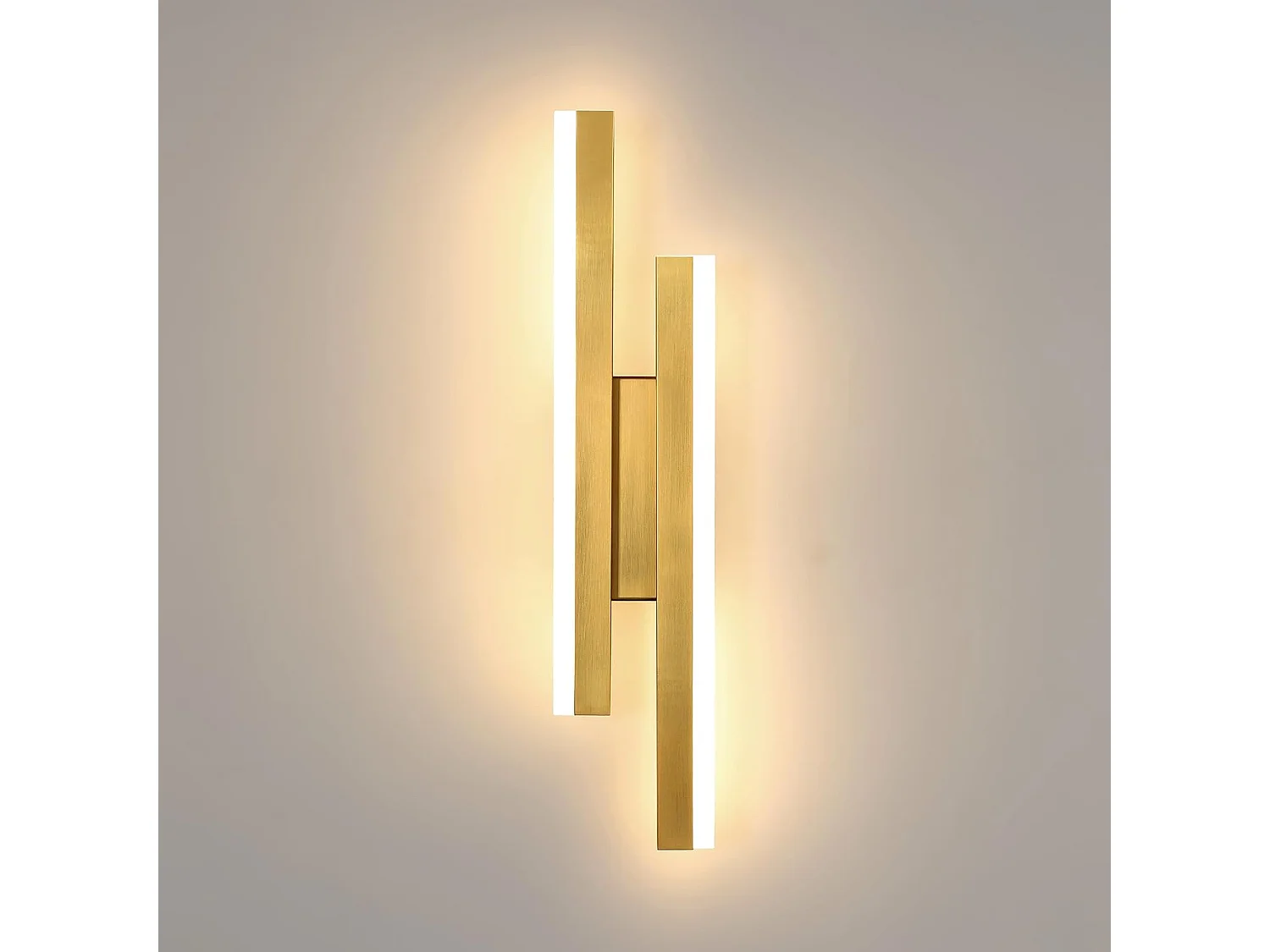 Applique Murale LED Moderne, 16 W Or 3 Températures de Couleur Elegante Applique Murale Led Interieur, 3000K/4500K/6500K Lampe Murale LED Pour Chambre, Salon