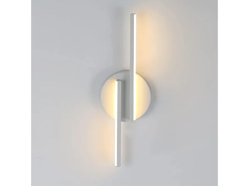 Applique murale à LED, 16 W, moderne, pour salon, chambre à coucher, applique murale, lampe de chevet pour intérieur, 3000 K (lumière blanche chaude)