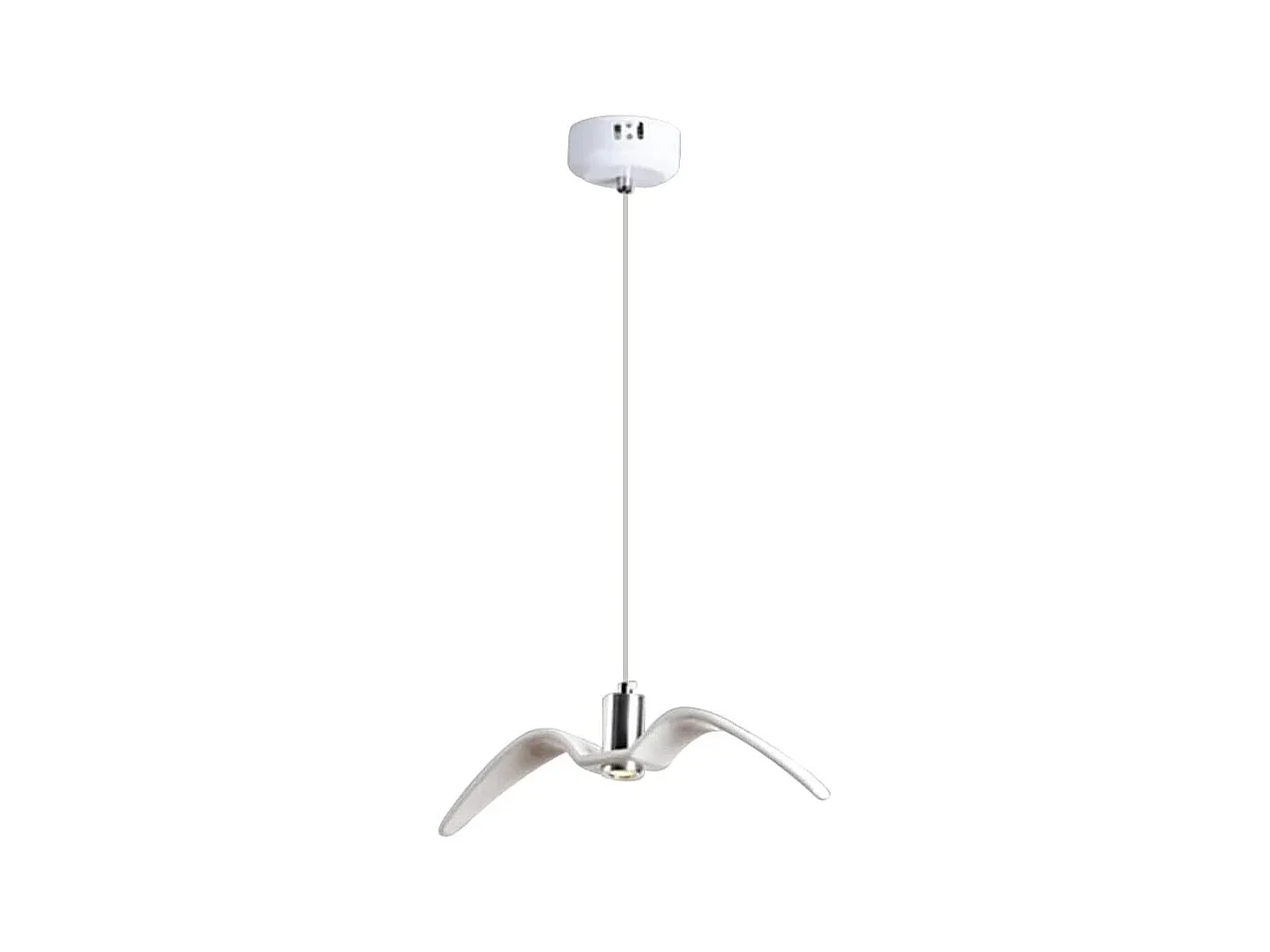 Lustre Mouette - Blanc - Lumière chaude - Lampe de chevet décorative