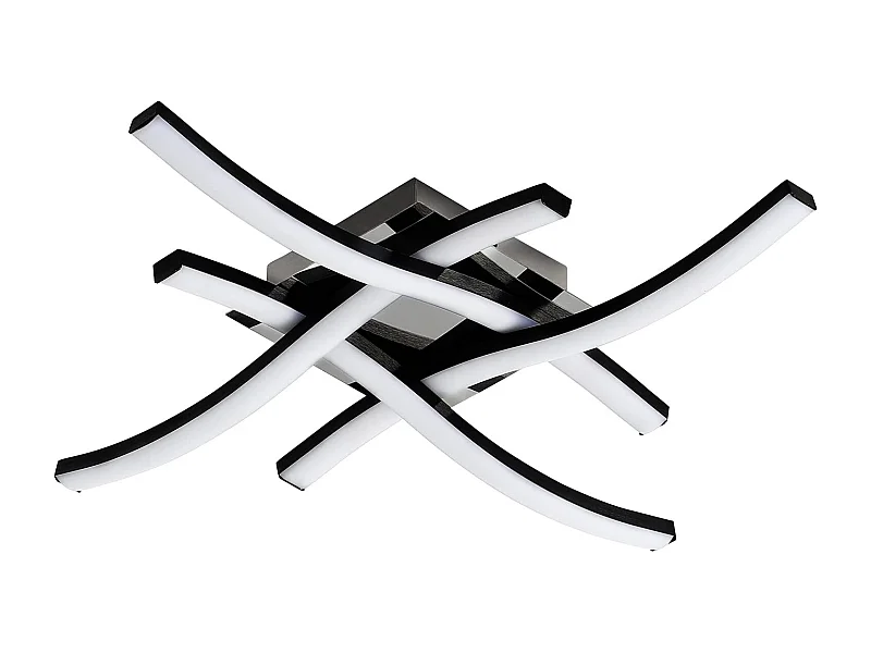 Plafonnier LED Design Moderne,Suspension Luminaire en forme de vague,Lumière Blanche Froide 6500K,Lustre Moderne pour Salon Salle à Manger