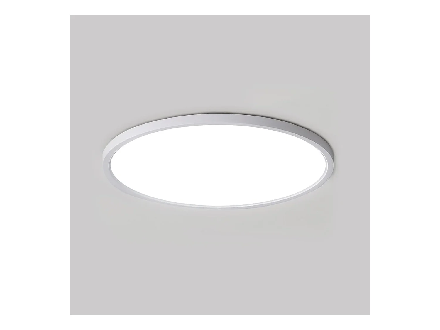 Plafonnier LED，36W Luminaire Plafonnier Moderne Ultra-minc 40CM IP44, Lampes Plafond Rond 3240LM 6500K Blanche Froide pour Salle de Bain Salon Chambre Balcon