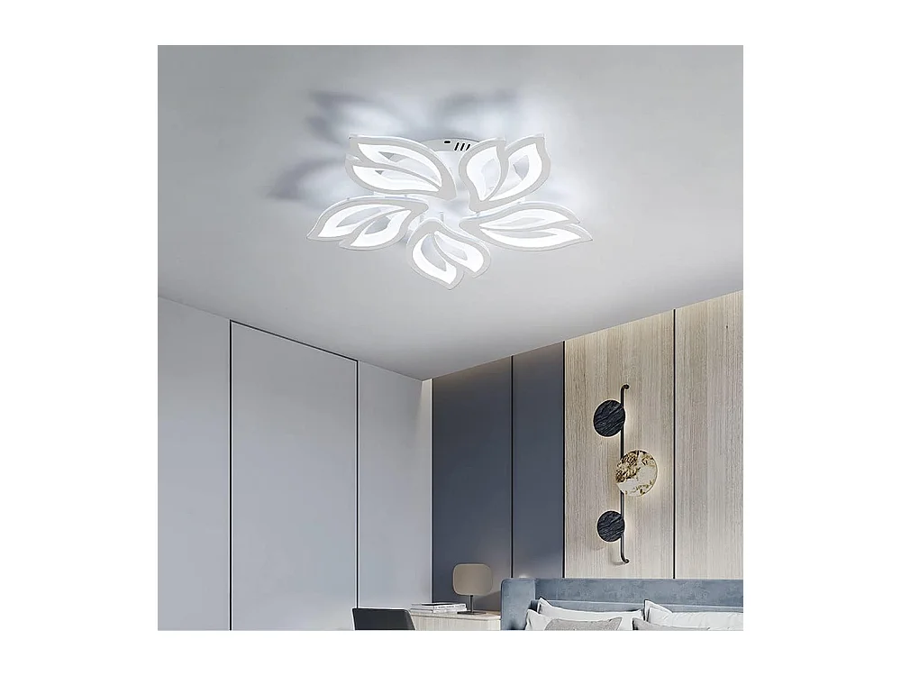 Plafonnier LED, Lustres Led Moderne  75W 6000LM 6500K pour Salon, Couloir, Salle à Manger, Cuisine [Classe énergétique A+++]