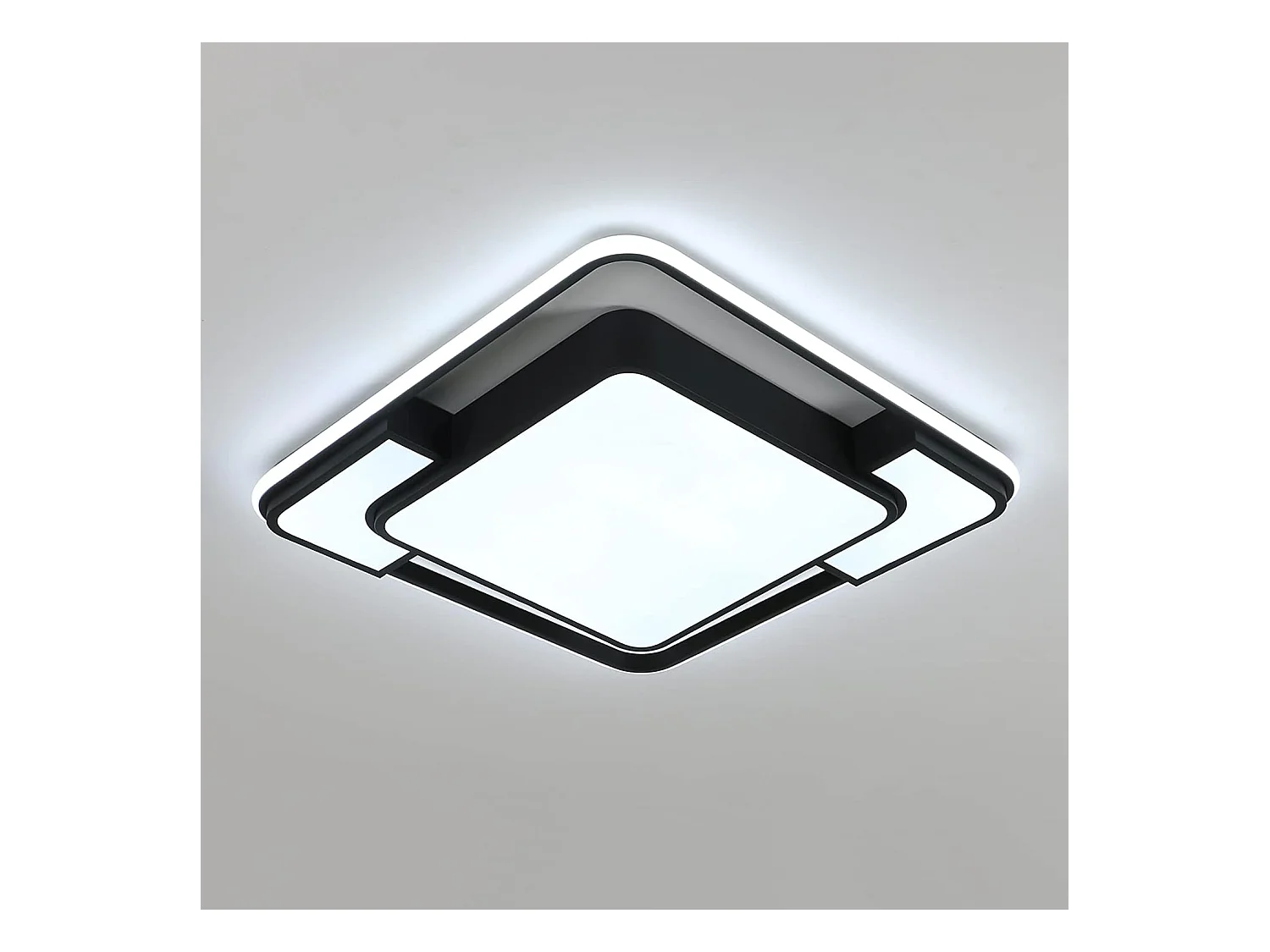 Plafonnier LED Carré (Spécification: 52*52*5 Diamètre 52cm 48w Lumière Blanche 220V)