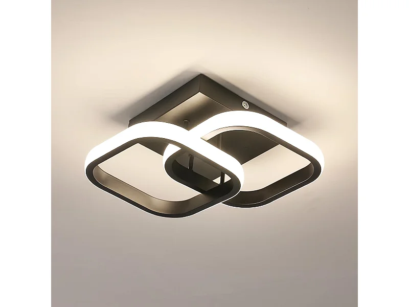 Plafonnier LED Moderne, Lampe de plafond en Acrylique 22W 2550LM, Plafonnier pour Salle à Manger, Cuisine, Studio, lumière 4500K Neutre