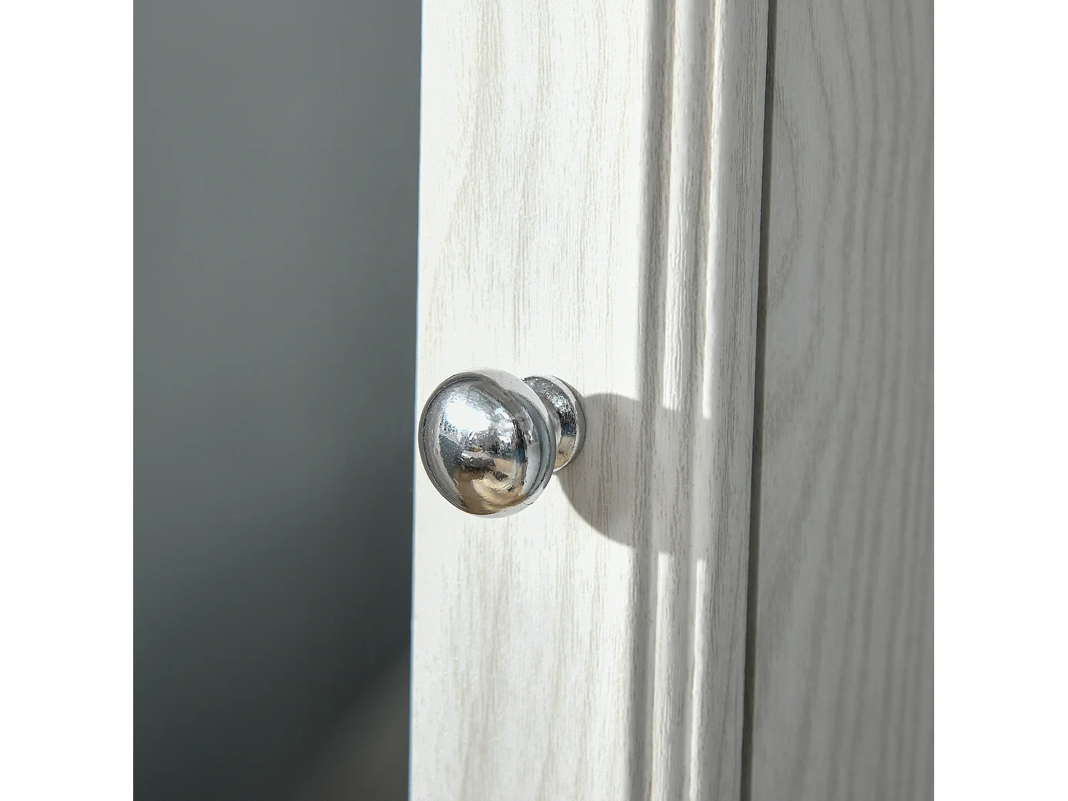 Armario de joyería blanco 38x38x160 cm HOMCOM