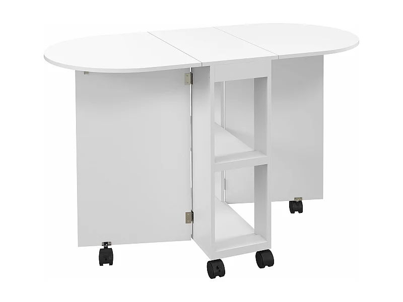 Mesa plegable cocina blanco 120x60x77 cm HOMCOM