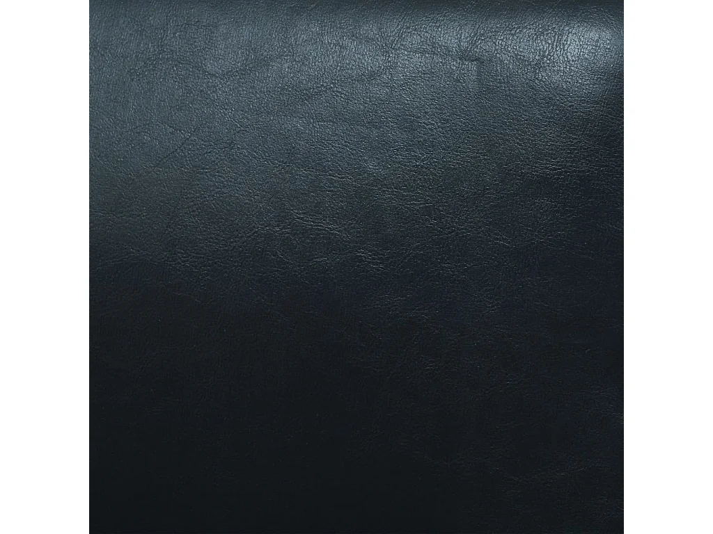 NETTLIFE Canapé à 3 places cuir synthétique noir