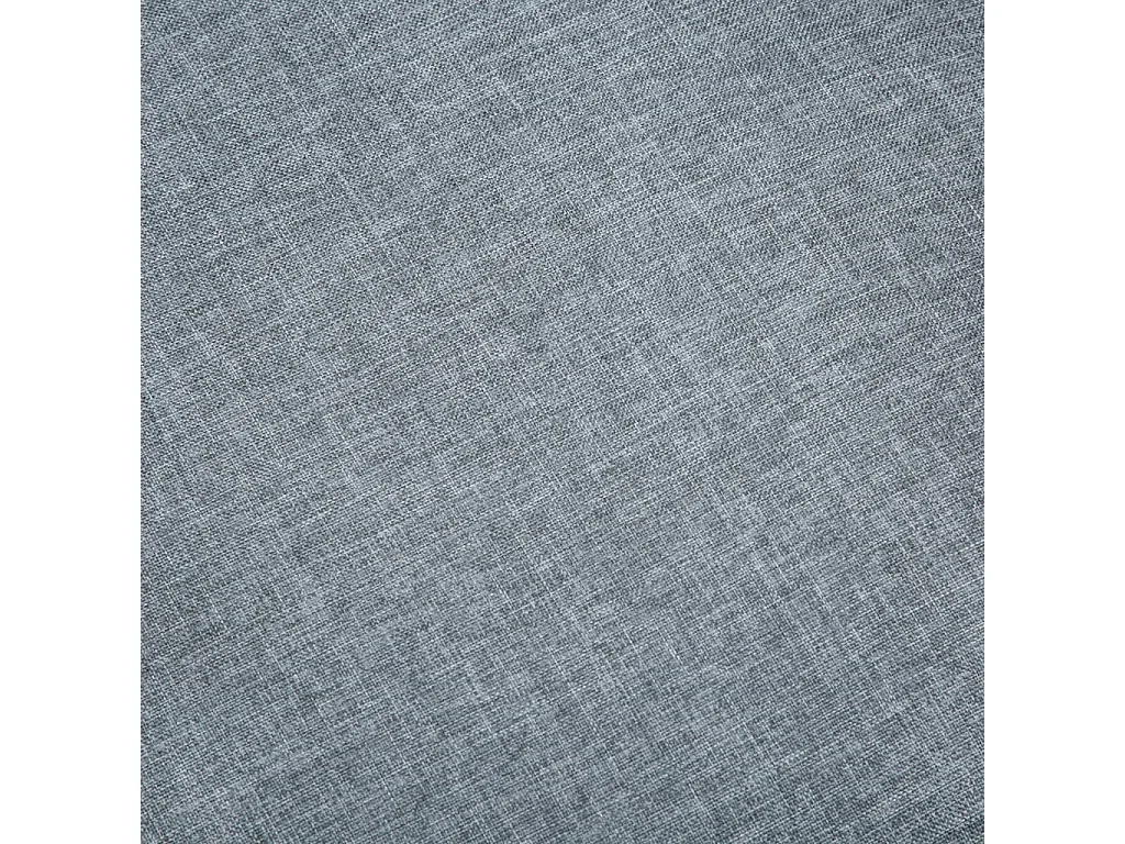 NETTLIFE Canapé à 2 places Tissu Gris clair