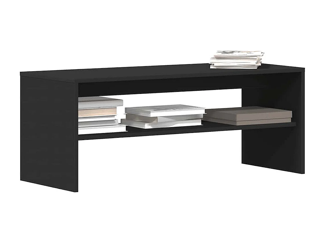Meuble TV Noir 100 x 40 x 40 cm Aggloméré