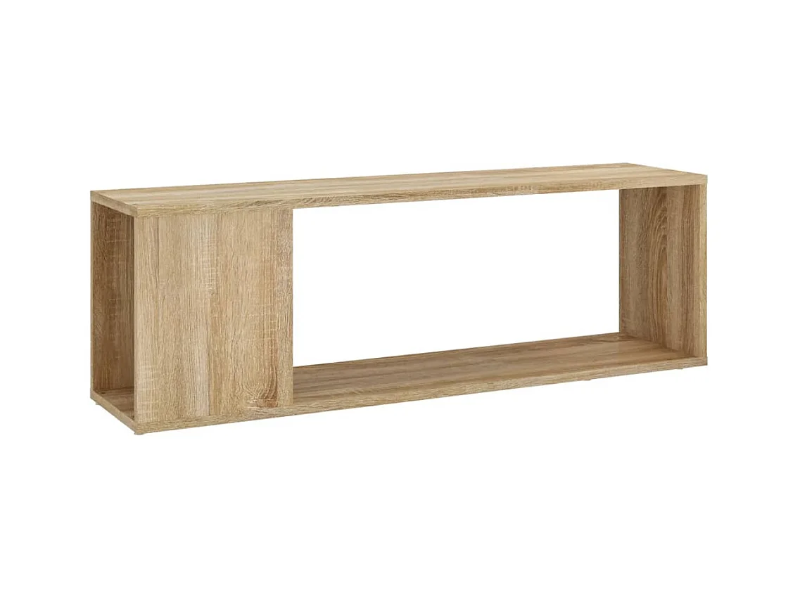 Meuble TV Chêne sonoma 100x24x32 cm Bois d'ingénierie