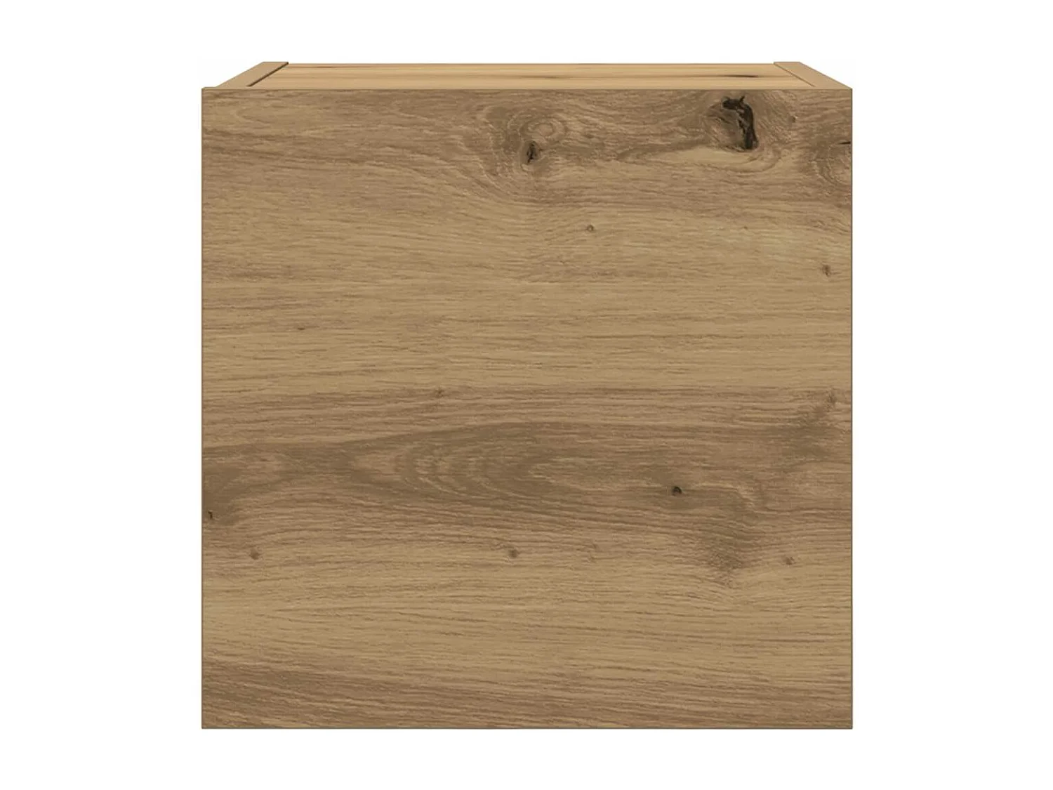 Meuble TV mural chêne artisanal 30,5x30x30 cm