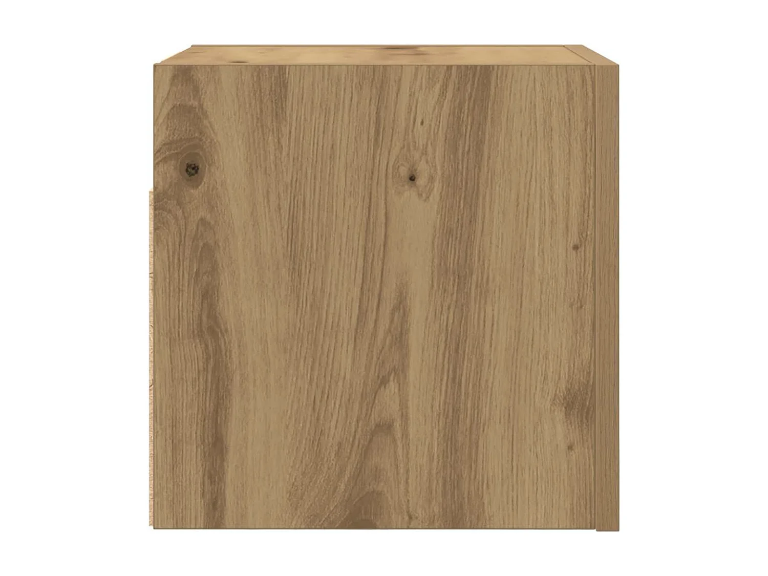 Meuble TV mural chêne artisanal 30,5x30x30 cm